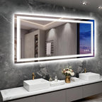 60x28 Inch LED Bathroom Mirror by Wedhouc