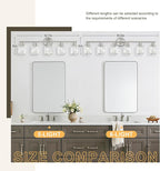 Crystal Bathroom Light Fixtures, Bathroom Lighting Fixtures Over Mirror - Image 3