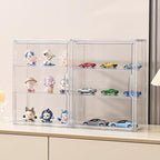 3 Tier Clear Display Case for Figures, Wall-Mounted Acrylic Storage Organizer - Image 7