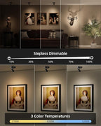 EZVALO Spotlights Indoor with Remote, 5500mAh Rechargeable Picture Lights - Image 3