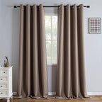 IGEMAEVE Blackout Curtains 96 Inch Length 2 Panels Set, Grommet Energy Saving by IGEMAEVE