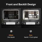 Led Mirror for Bathroom, 30x40 Bathroom Vanity Mirror for Wall - Image 4
