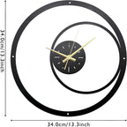 Minimalist Metal Wall Clock - Image 2