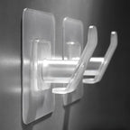 DELITON 10 Pack Adhesive Towel Hooks, Coat Hooks Stick on Wall Hanging Robes - Image 3