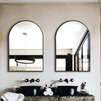 Arched Bathroom Mirror for Wall, HD Glass Over Sink for Bathroom - Image 3