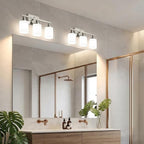 Ascher Bathroom Light Fixtures, 3-Light Vanity Light Over Mirror, Modern - Image 9