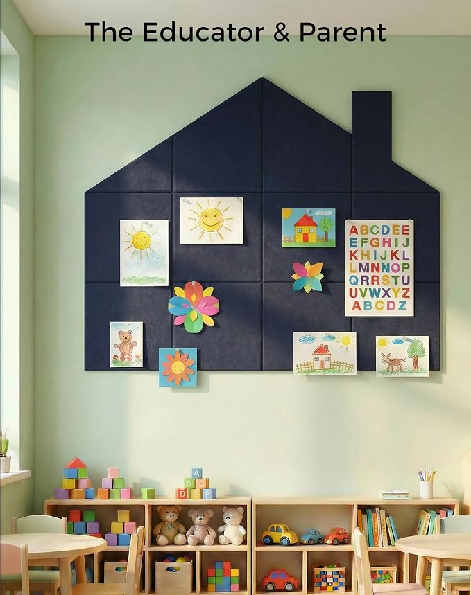 Aothia Felt Bulletin Board Tiles - Image 8