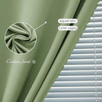 Magic Tape Blackout Curtains for Bedroom No Drillng Self Adhesive Curtains No - Image 5