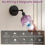 Vintage Wall Sconce - 5000mAh Rechargeable Dimmable Wireless Powered Light - Image 5