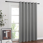 NICETOWN Extra Wide Sliding Door Curtains, Thermal Insulated Blackout Patio by NICETOWN