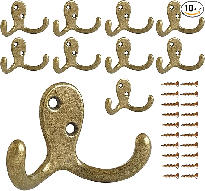 CBWLWJ 10 Pack Coat Hooks Wall Hooks by CBWLWJ