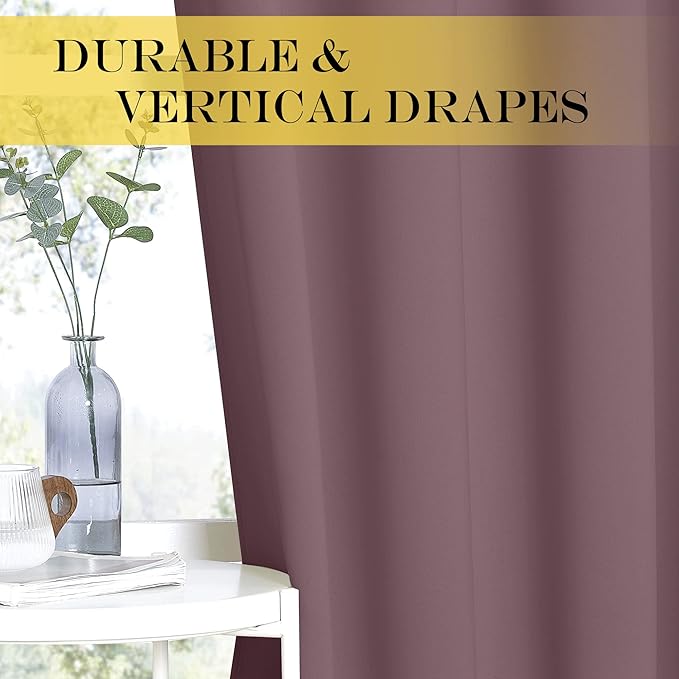NICETOWN Blackout Window Curtain 90 inch Length - Image 5