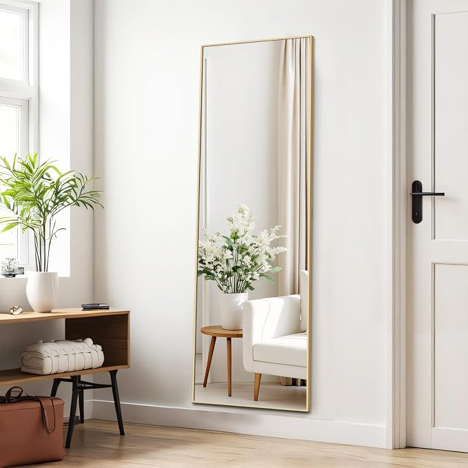 Mirror Full Length, Upgraded 16"x59" Body Wall Mirrors - Image 4