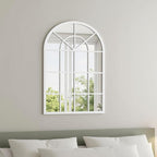 Arch Wall Mirror Mounted Decorative, Arched Window Pane Mirror - Image 4