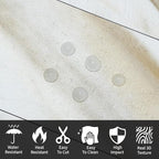 AULIGET 100-Piece Calacatta Gold Marble Look Peel and Stick Backsplash Wall - Image 3