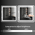 Koonmi 36"x36" LED Mirror for Bathroom, 90CRI Anti-Fog Vanity Mirror - Image 5