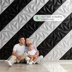 Sonicism Wall Panels Upgrade 12 Pack, 0.7”x11.8”x11.8”Pyramid 3D Wall Panels - Image 6