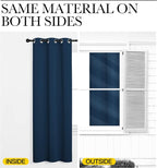 NICETOWN Moroccan Blue Room Darkening Curtains - Image 5