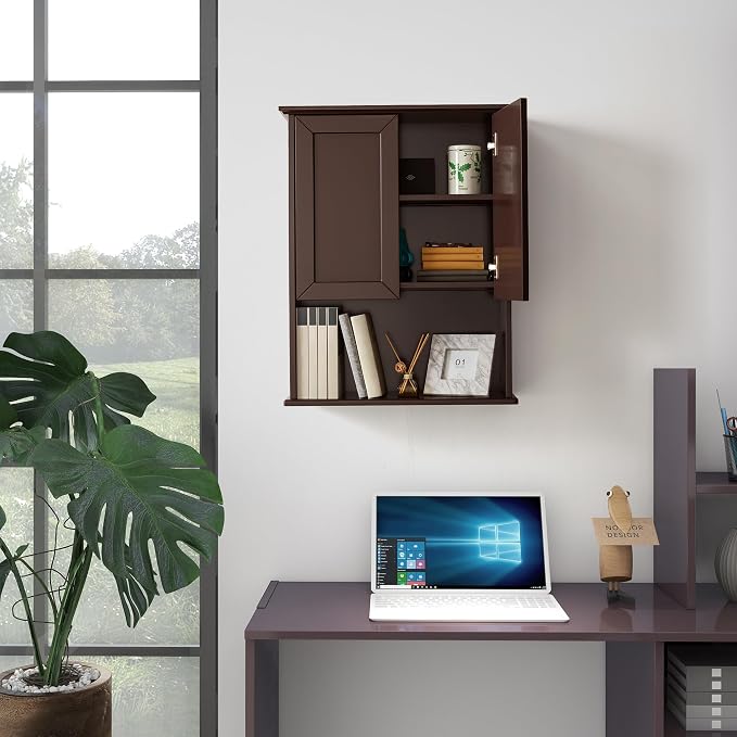 VANIRROR Wall Cabinet, 23x29 inch Medicine Cabinet, Over Toilet Storage - Image 2