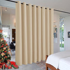 RYB HOME Extra Wide Curtains for Divider Room Separation Soundproof Temporary by RYBHOME
