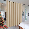 RYB HOME Decor Freestanding Office Partition Wall Divider Curtain, Grommet Top by RYBHOME