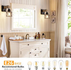 FadimiKoo Dimmable Wall Sconces Set of Two, Bedside Wall Mounted Lamp - Image 5
