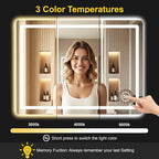 LED Bathroom Mirror with Lights - Image 6