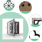 ZEXUIRU 4 Set. Rustic Wall Mirrors - Image 6