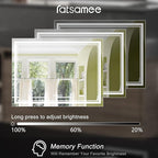 Ratsamee 40x32 Inch Led Mirror for Bathroom - Image 5