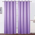 LEMOMO Blackout Curtains 66 x 95 inch/Lavender Curtains Set of 2 Panels/Thermal by Lemomo