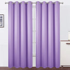 LEMOMO Blackout Curtains 66 x 95 inch/Lavender Curtains Set of 2 Panels/Thermal by Lemomo