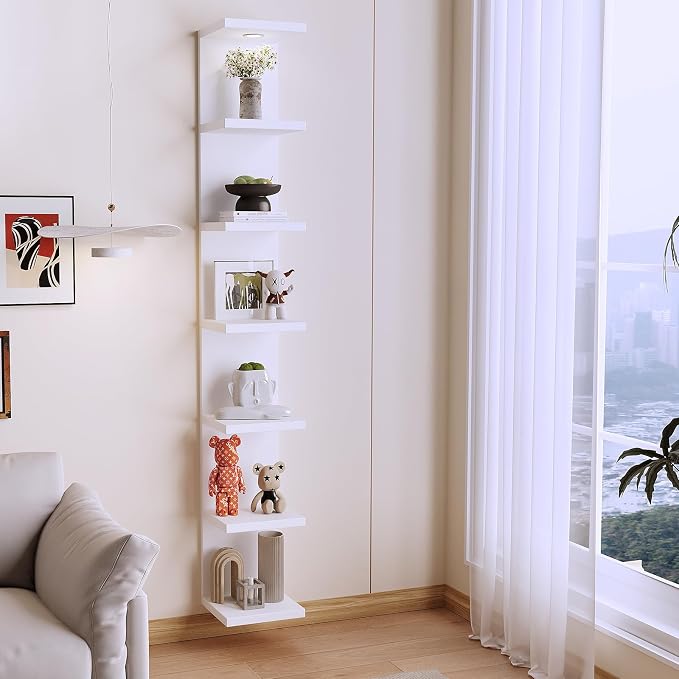 LitaEther Versatile 7 Tier Wall Shelf Unit, Display Floating Shelf - Image 8