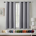 MIULEE Blackout Curtains for Bedroom Living Room 2 Panels, Thermal Insulated by MIULEE