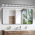 IZORRO LED Modern Bathroom Lights Fixtures, Chrome Acrylic Wall Lighting - Image 6