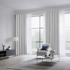 CUCRAF Grayish White Blackout Curtains 108 inch Length 2 Panels Set, Rod Pocket - Image 8