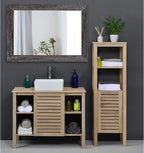 AAZZKANG Wall Mirror with Rectangle Wood Frame Large 26"x18" Rustic Decorative - Image 6