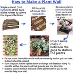 ShopLaLa Wall Planter – Wooden Air Plant Succulent Holder Hanger Indoor Outdoor - Image 6