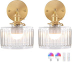 Shenmoyl Vintage Battery Operated Wall Sconce by Shenmoyl