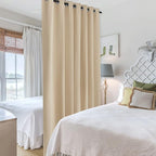 RYB HOME Room Divider Curtains Total Privacy Screen Thermal Insulated - Image 4