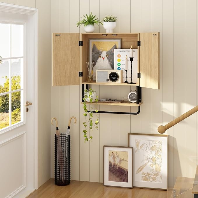 RUSTOWN Fluted Bathroom Wall Cabinet - Image 6