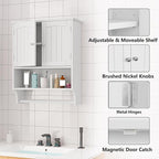 Bathroom Cabinet, Wall Mount, Towel Rack, Over The Toilet Storage Cabinet - Image 5