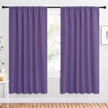 NICETOWN Bedroom Window Curtain Panels, Lilac Purple, 2 Panels, 62 in x 72 in by NICETOWN