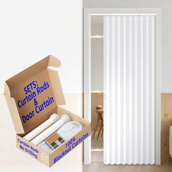 AJAZZ Blackout Magnetic Door Curtain by AJAZZ