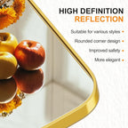 Delma Bathroom Mirror, High-Definition Vanity Mirror, Versatile Mirror - Image 5