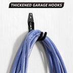 20 Pack Garage Hooks, Heavy Duty Steel Wall Mount Utility Hangers - Image 7