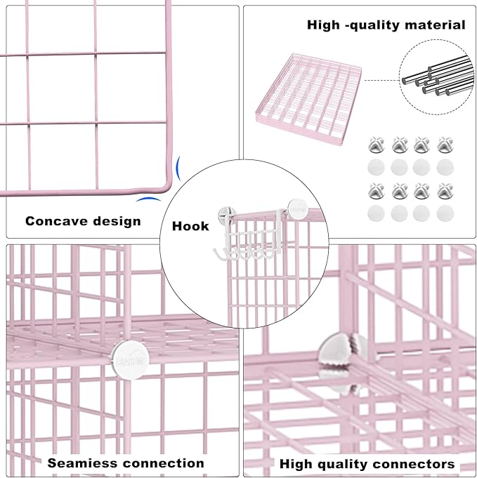 C&AHOME Wire Cube Storage, 8 - Image 8