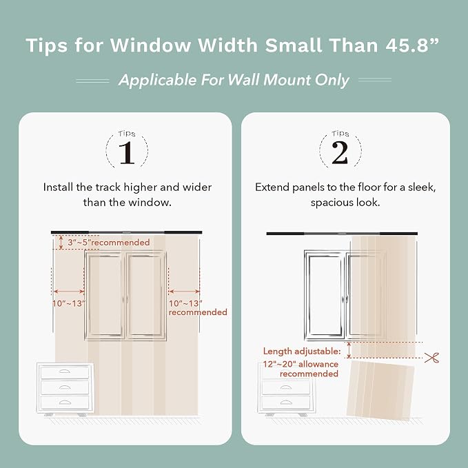 GoDear Design Adjustable Verticsl Sliding Panel Track Blinds - Image 9