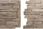 EverStone Acadia Ledge Faux Stone Panel, Soft Ash Color - Image 8