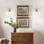 Shenmoyl Vintage Battery Operated Wall Sconce - Image 8