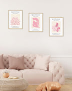 HesenDot Unframed Matisse Pink Wall Art, 12x16in Canvas Prints Poster, - Image 4